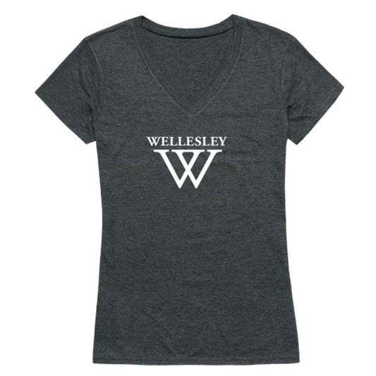 Wellesley College Blue Womens Institutional T-Shirt Tee