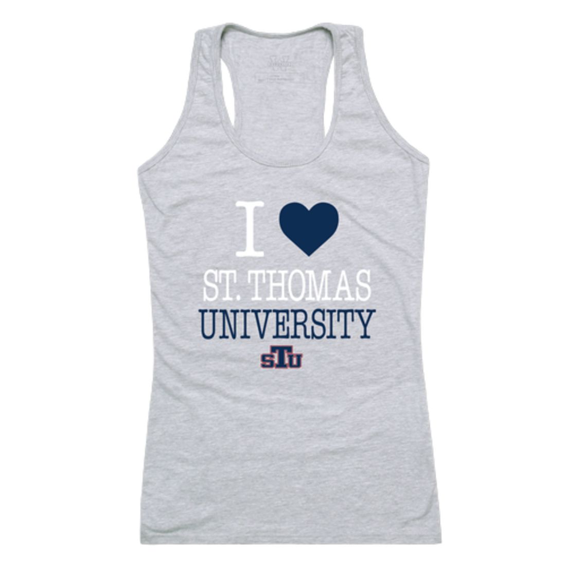 I Love St Thomas University Bobcats Womens Tank Top