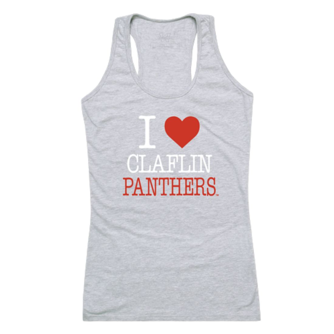 I Love Claflin University Panthers Womens Tank Top