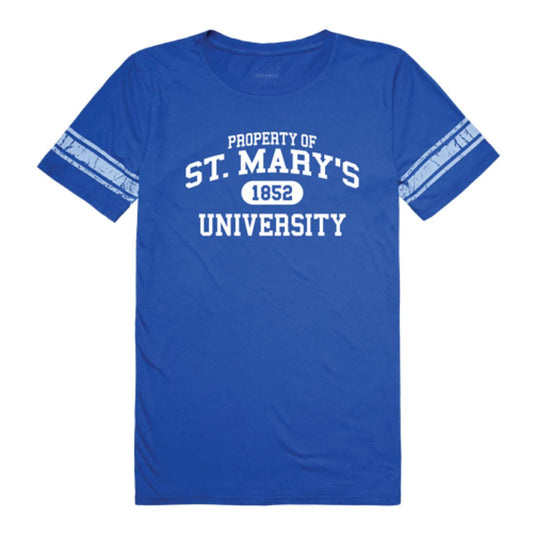 St. Mary's University  Rattlers Womens Property Football T-Shirt Tee