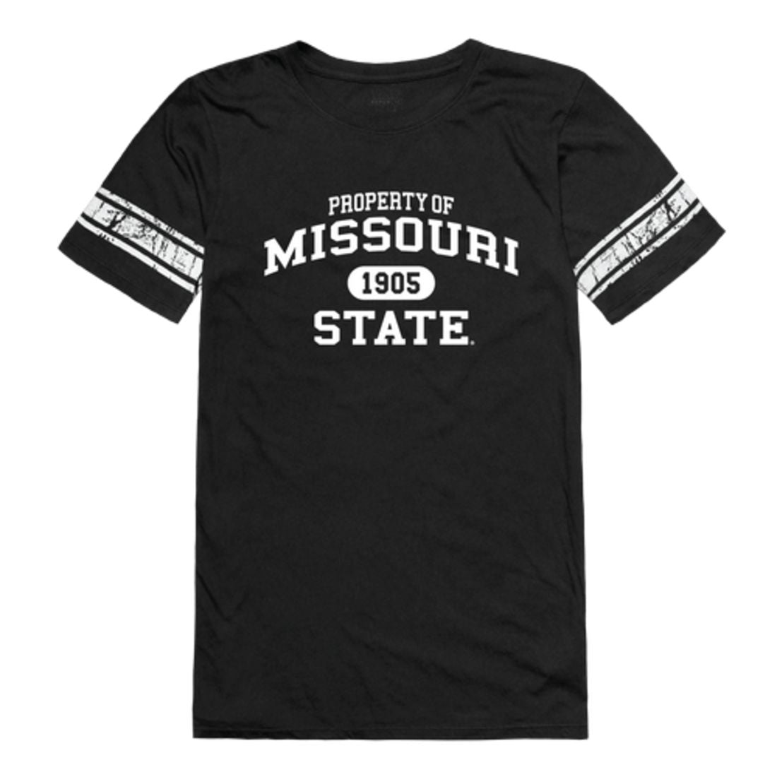 Missouri State University Bears Womens Property Football T-Shirt Tee
