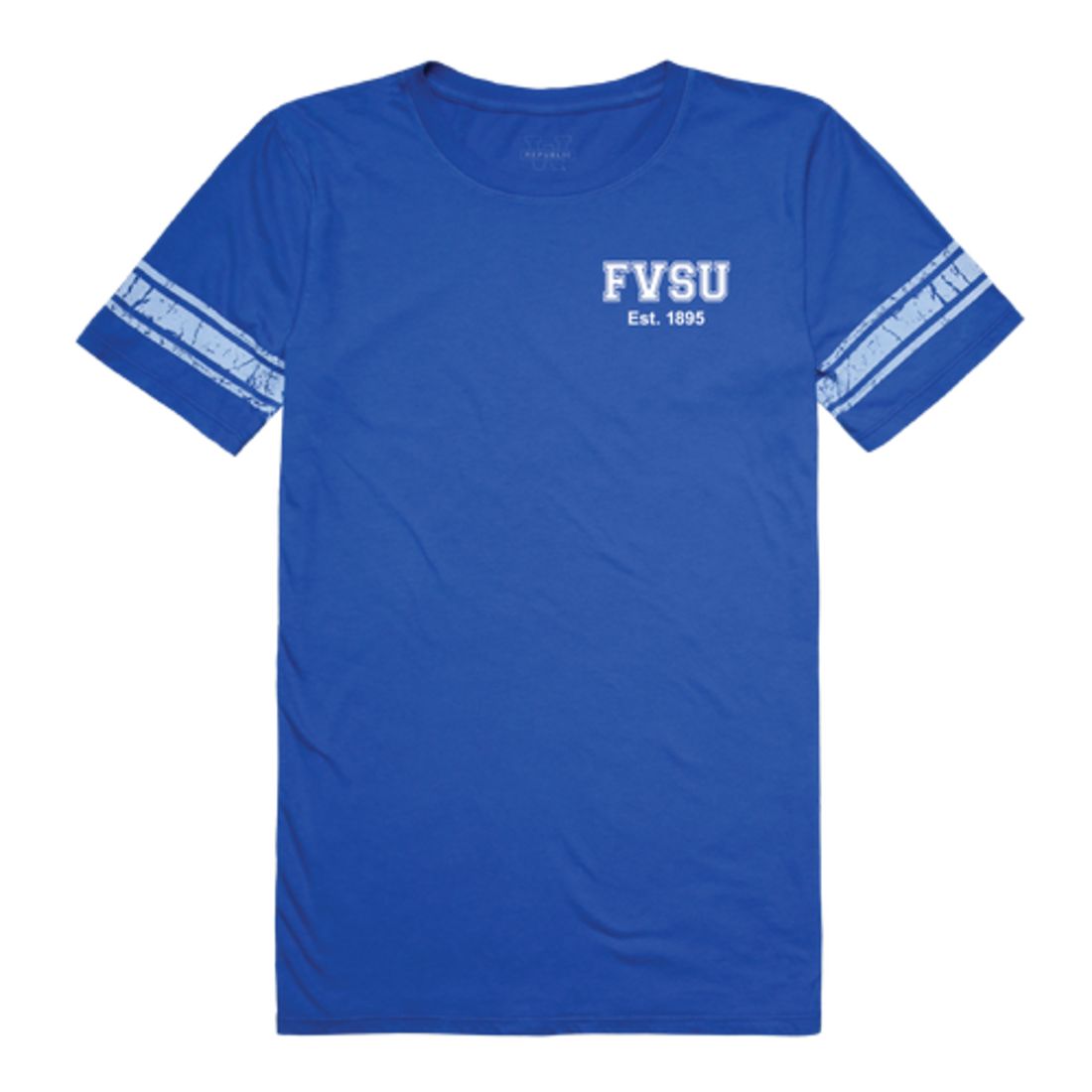 Fort Valley State University Wildcats Womens Practice Football T-Shirt Tee