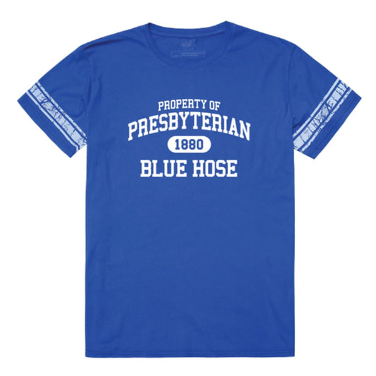 Presbyterian College Blue Hose Property Football T-Shirt Tee