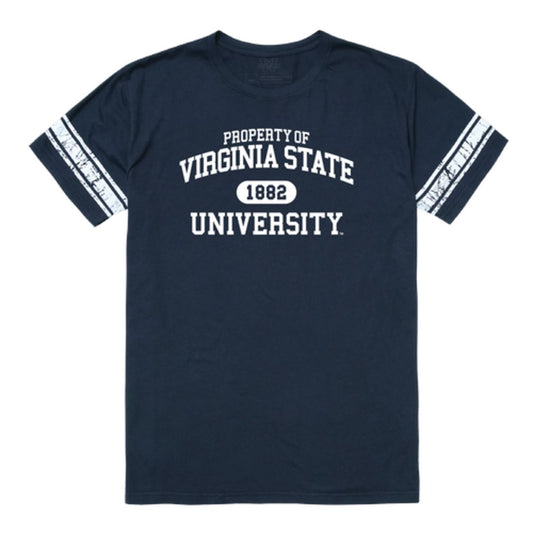 Virginia State University Trojans Property Football T-Shirt Tee