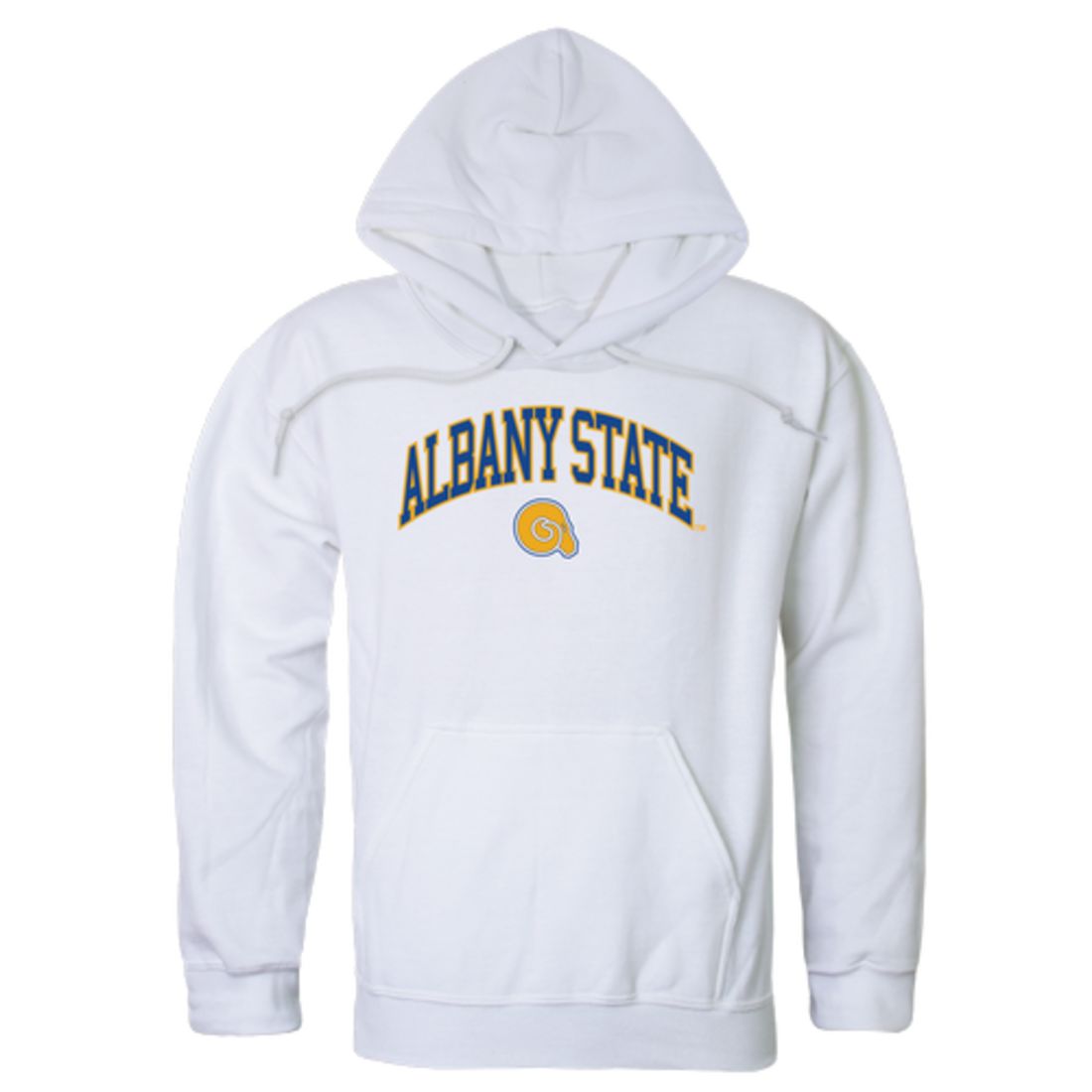Albany State University Golden Rams Campus Fleece Hoodie Sweatshirts