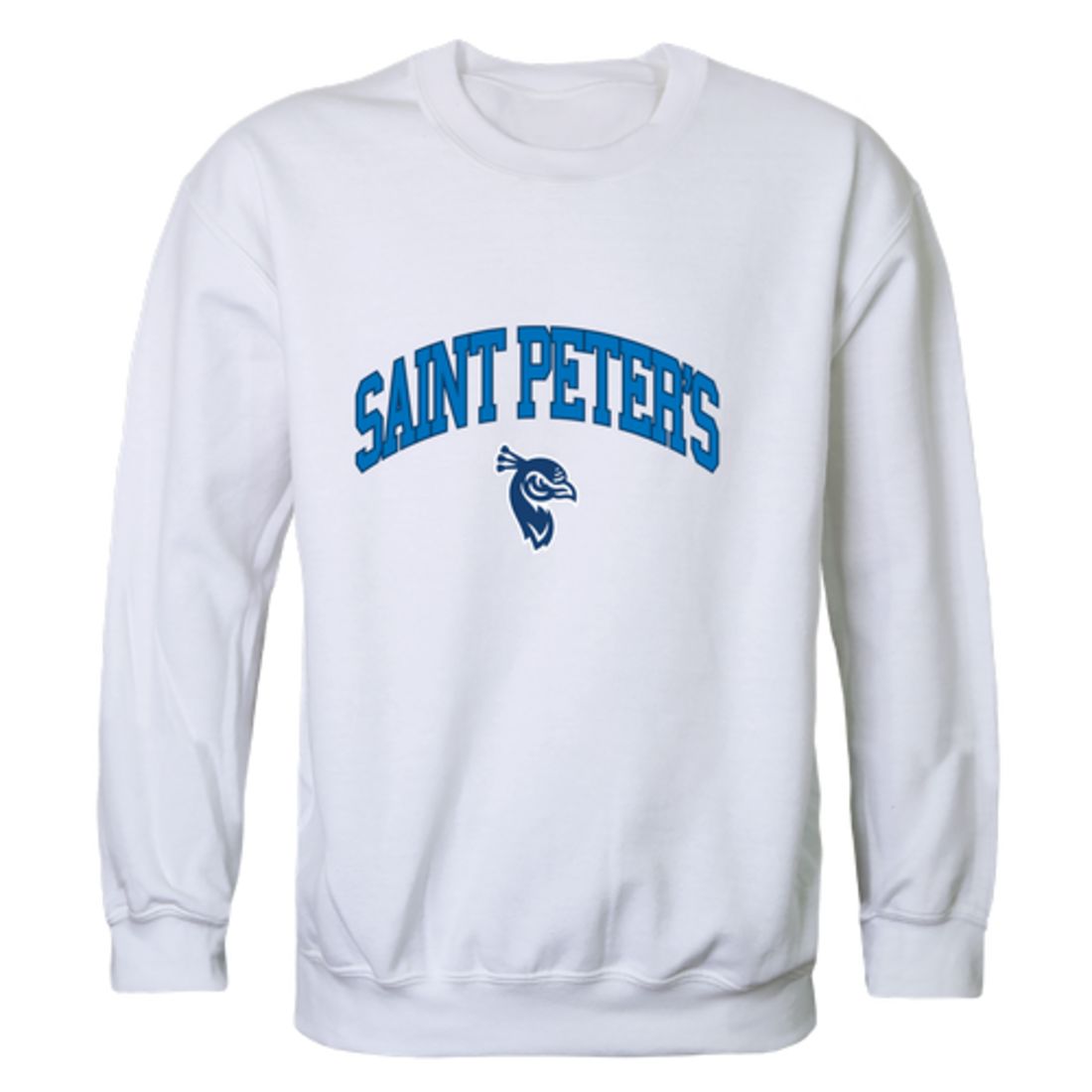 Saint-Peter's-University-Peacocks-Campus-Fleece-Crewneck-Pullover-Sweatshirt
