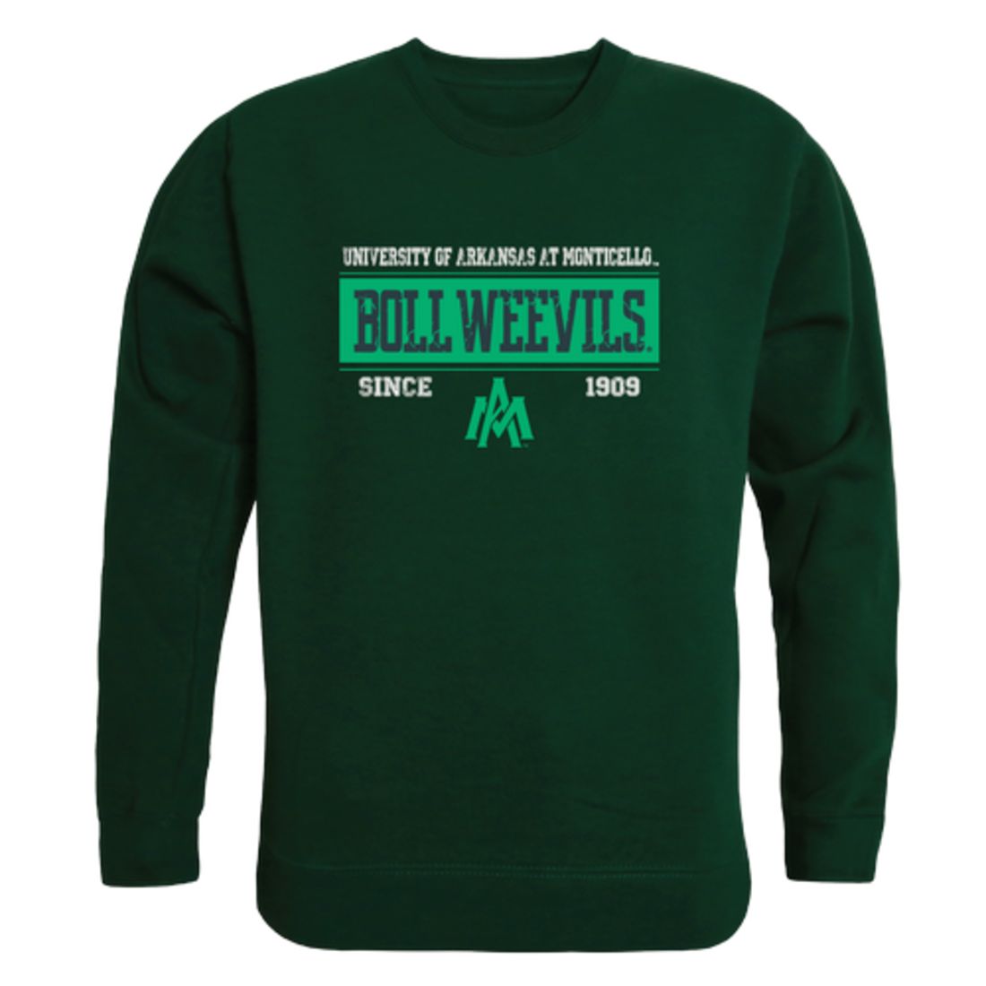 University-of-Arkansas-at-Monticello-Boll-Weevils-&-Cotton-Blossoms-Established-Fleece-Crewneck-Pullover-Sweatshirt