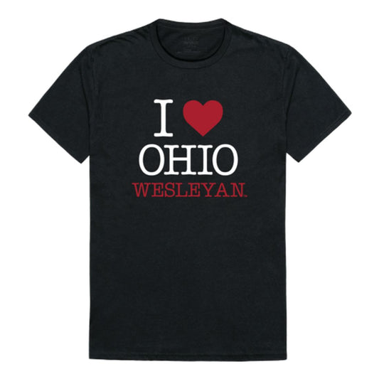 I Love Ohio Wesleyan University Bishops T-Shirt Tee