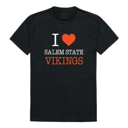 I Love Salem State University Vikings T-Shirt Tee