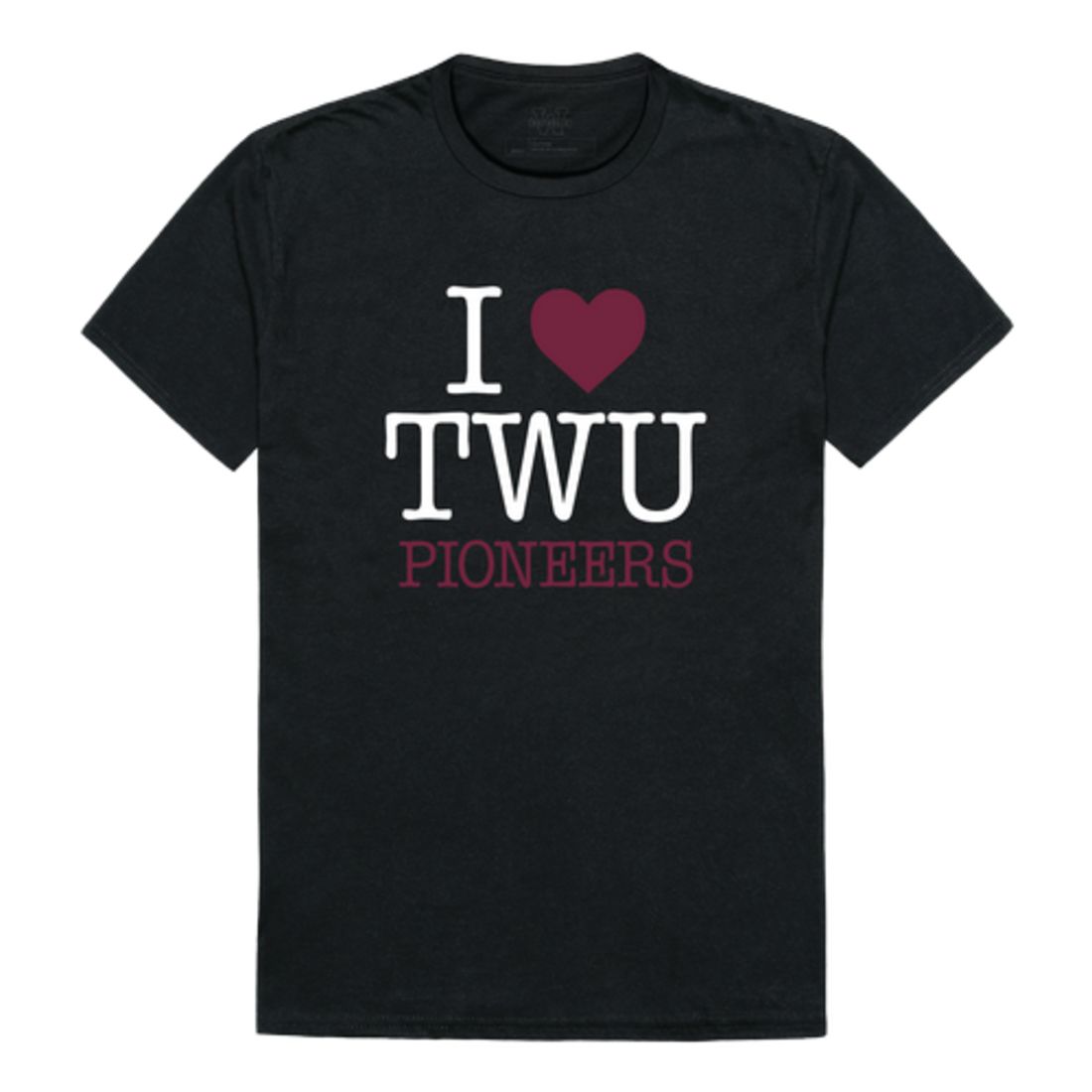 I Love Texas Woman's University Pioneers T-Shirt Tee