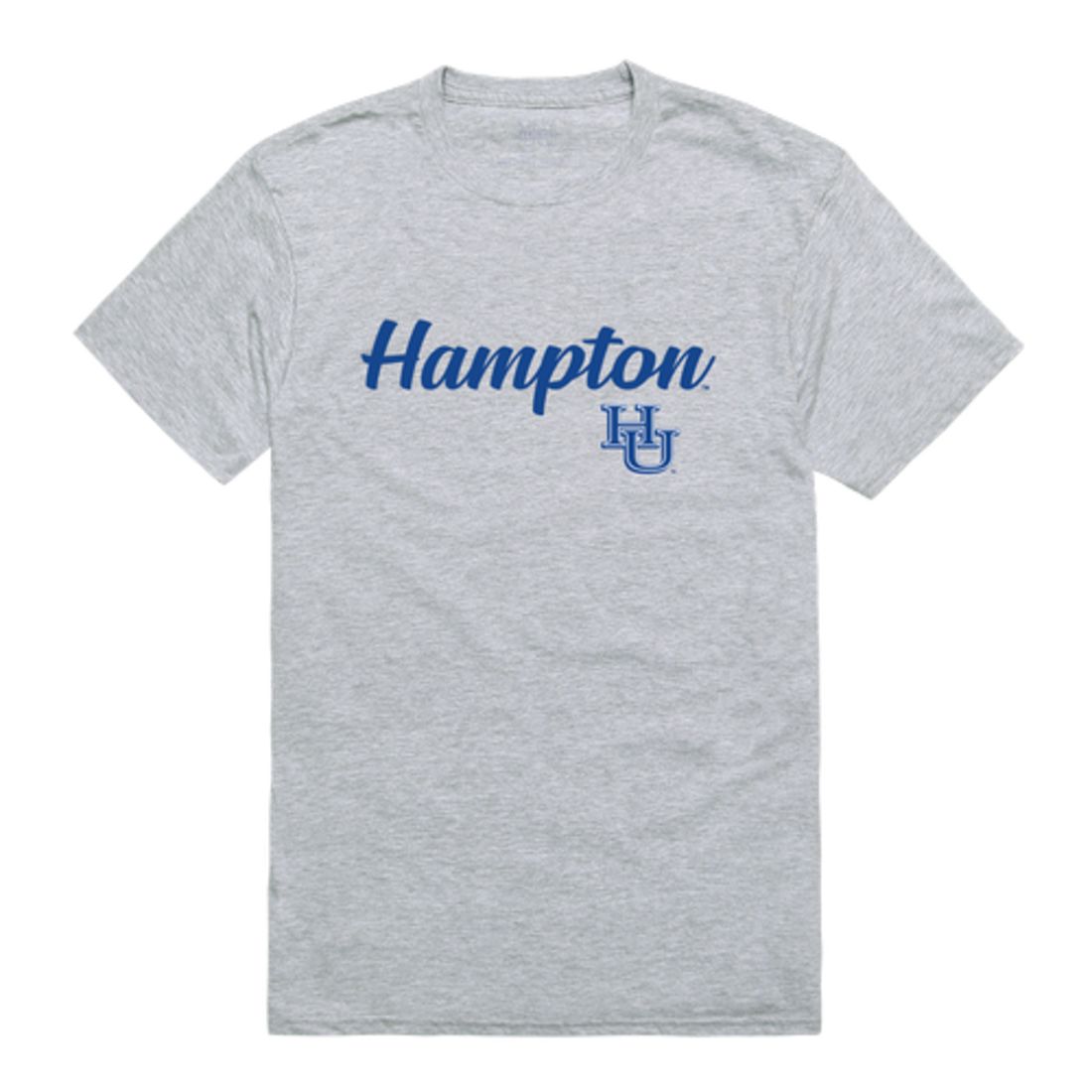 Hampton University Pirates Script T-Shirt Tee