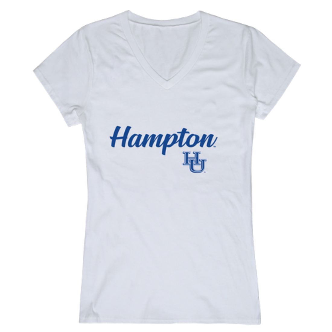 Hampton University Pirates Womens Script T-Shirt Tee