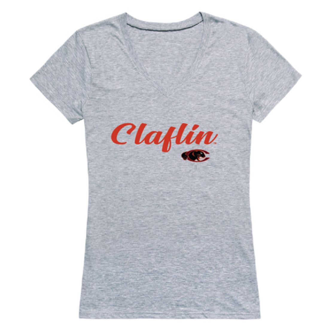 Claflin University Panthers Womens Script T-Shirt Tee