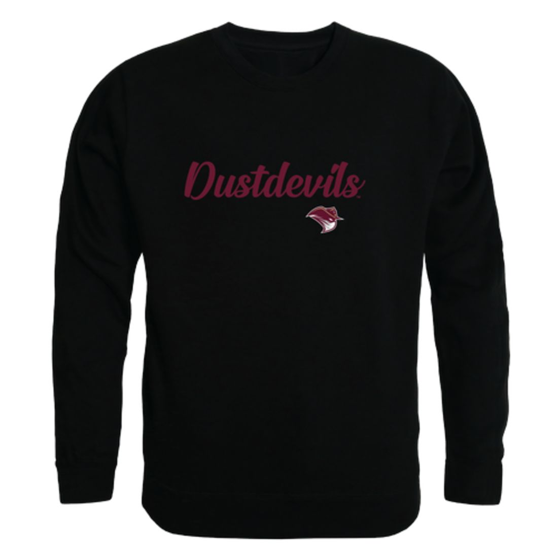 Texas-A&M-International-University-DustDevils-Script-Fleece-Crewneck-Pullover-Sweatshirt