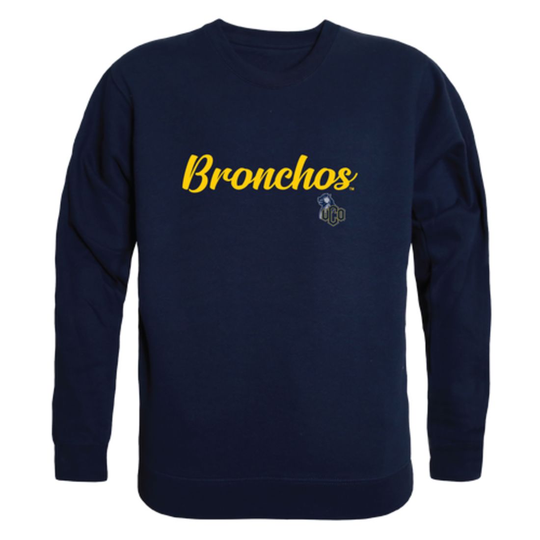 University-of-Central-Oklahoma-Bronchos-Script-Fleece-Crewneck-Pullover-Sweatshirt