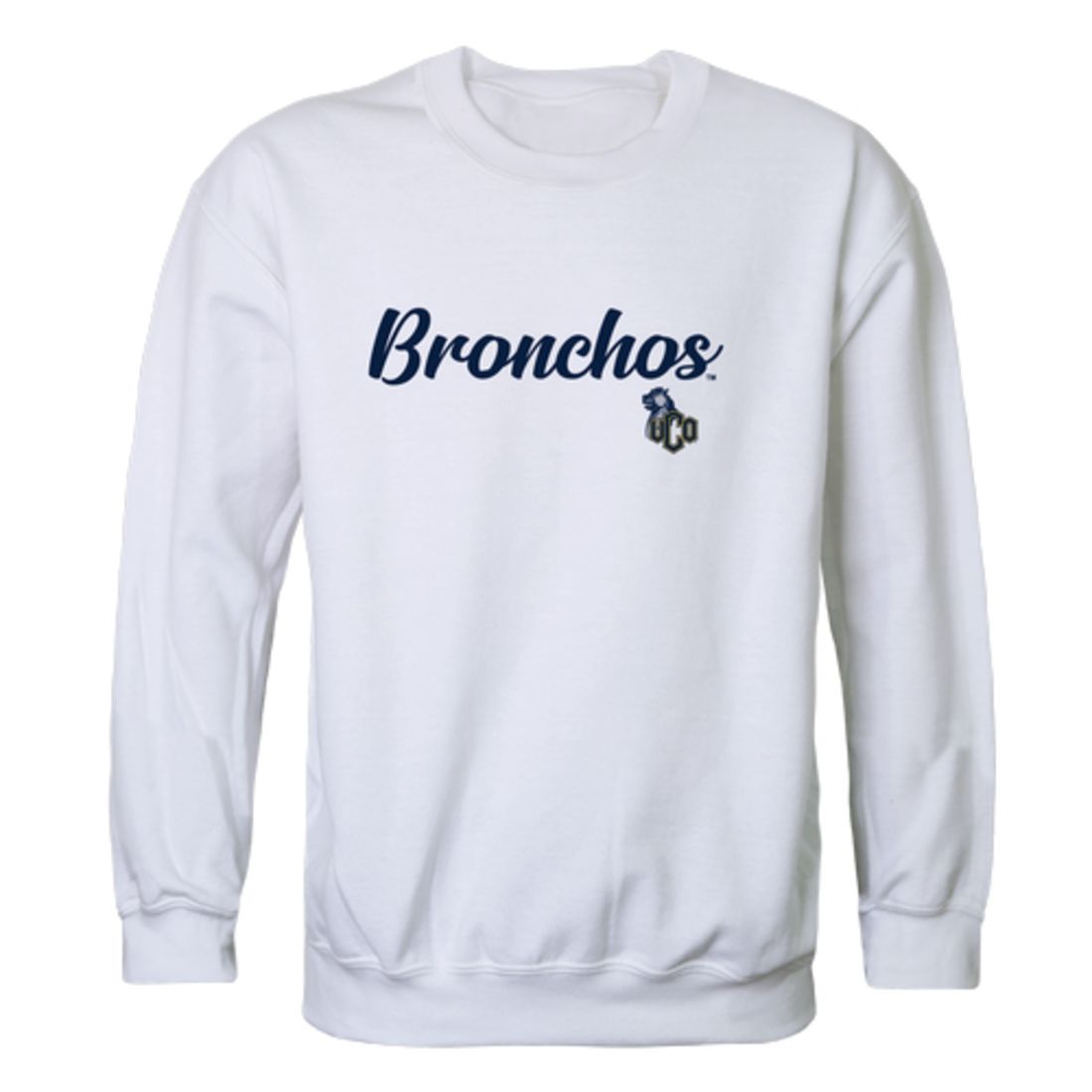 University-of-Central-Oklahoma-Bronchos-Script-Fleece-Crewneck-Pullover-Sweatshirt