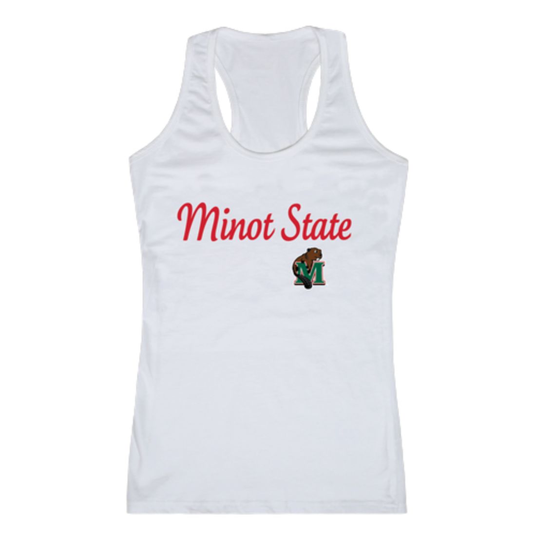 Minot State University Beavers Womens Script Tank Top