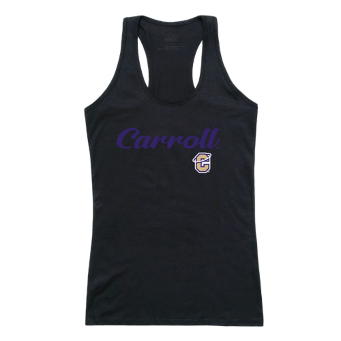 Carroll College Saints Womens Script Tank Top