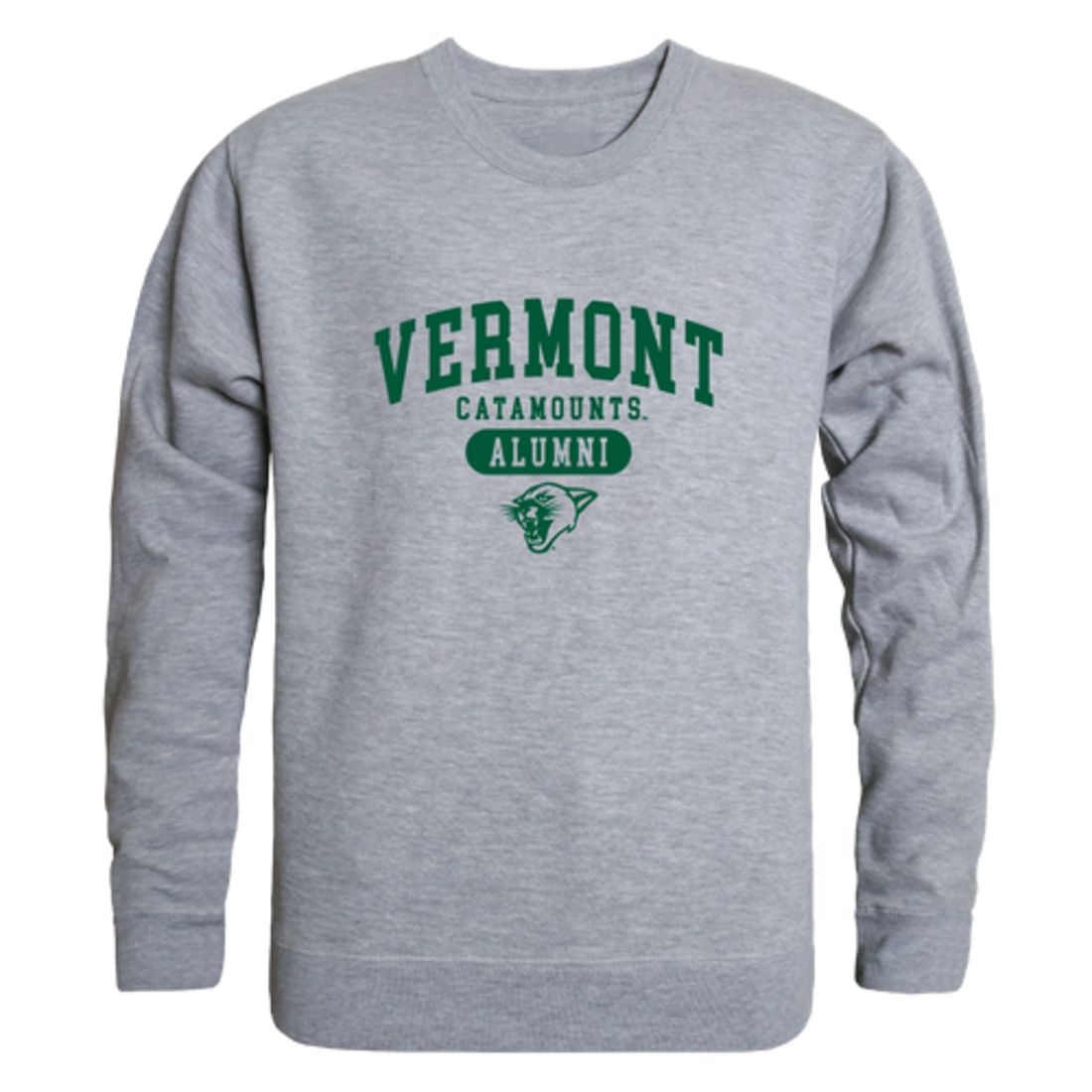 UVM University of Vermont Catamounts Alumni Fleece Crewneck Pullover Sweatshirt Forest-Campus-Wardrobe