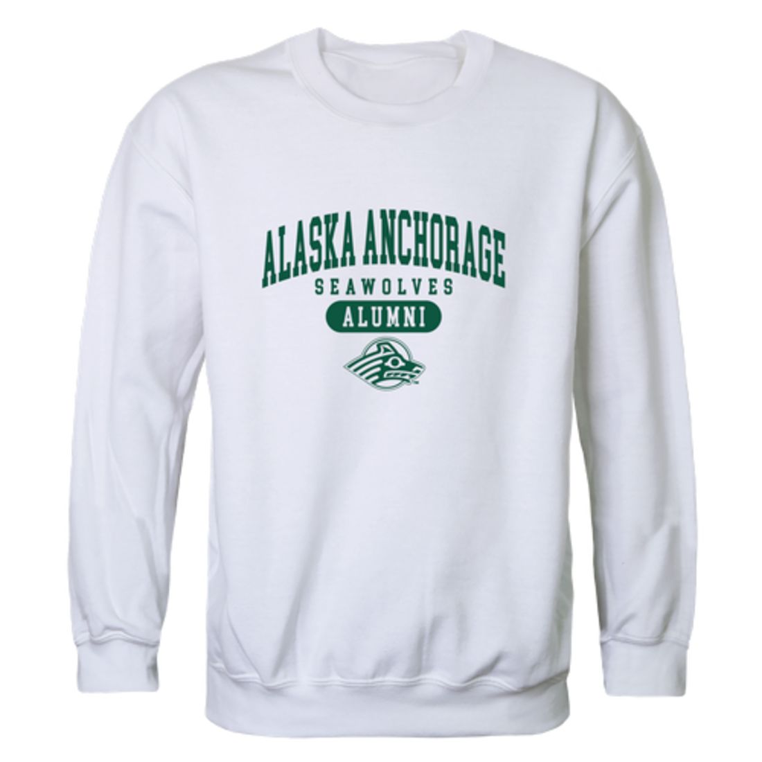 Alaska Anchorage Sea Wolves Alumni Crewneck Sweatshirt