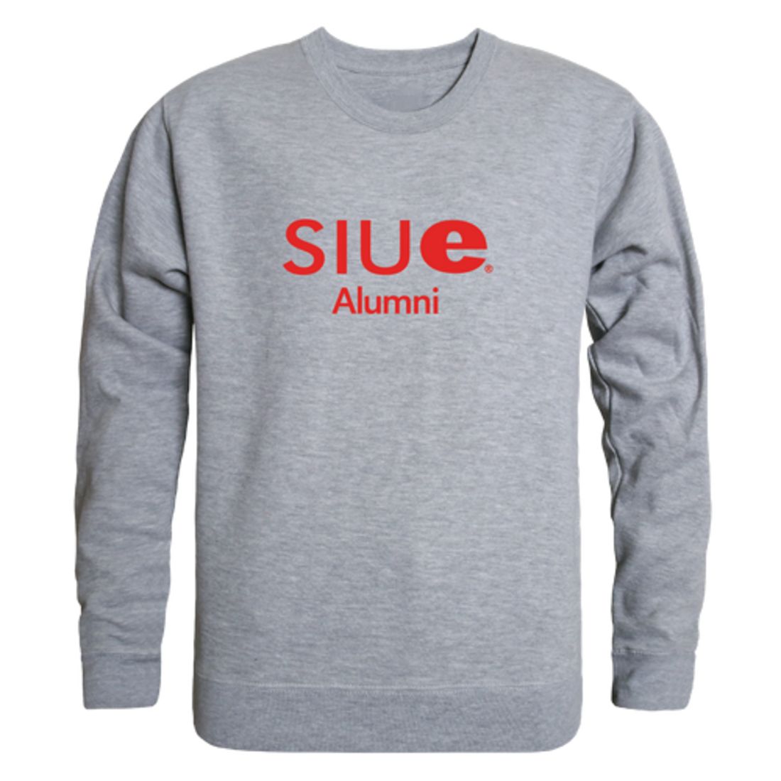 SIUE Southern Illinois University Edwardsville Cougars Alumni Fleece Crewneck Pullover Sweatshirt Heather Gray-Campus-Wardrobe