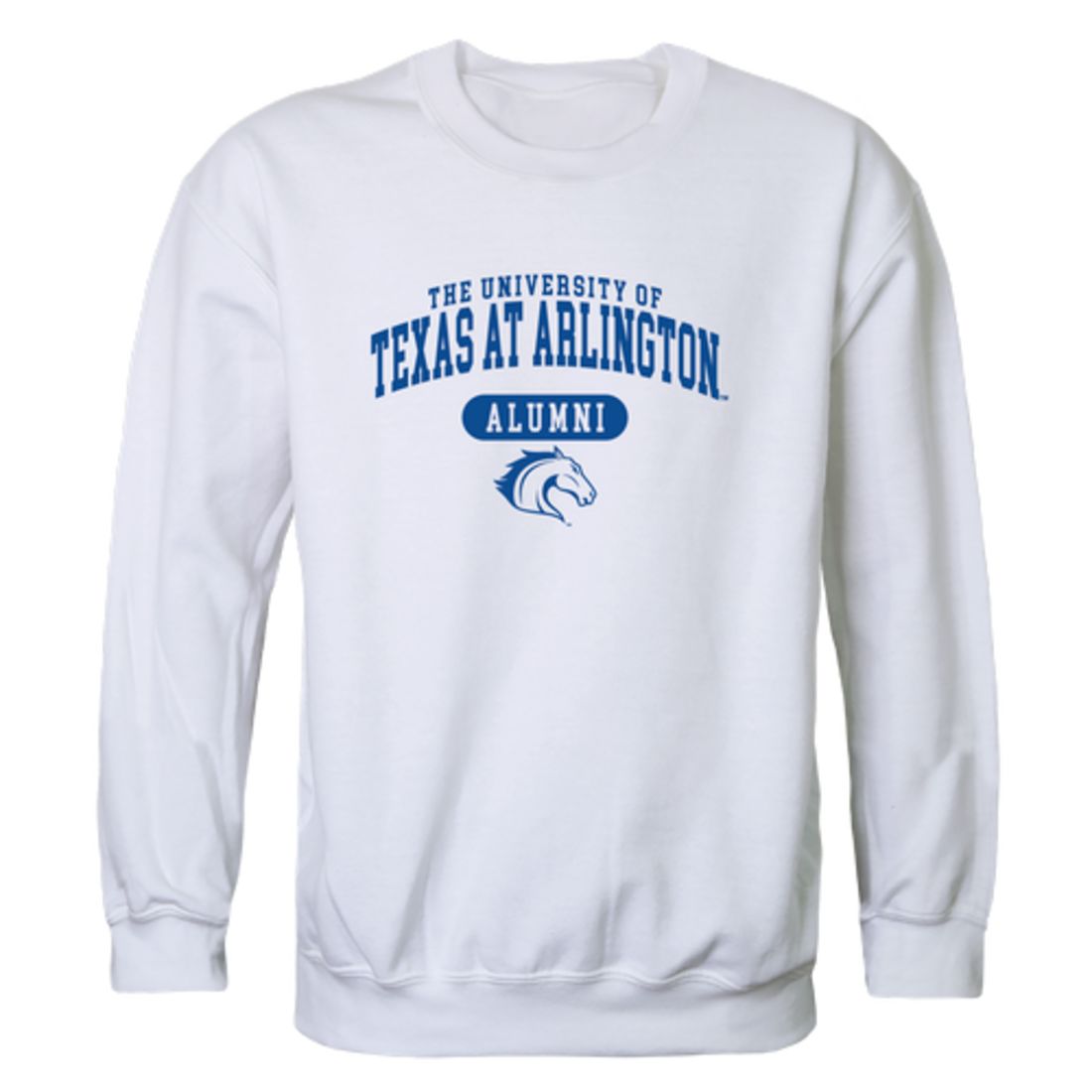 UTA University of Texas at Arlington Mavericks Alumni Fleece Crewneck Pullover Sweatshirt Heather Gray-Campus-Wardrobe