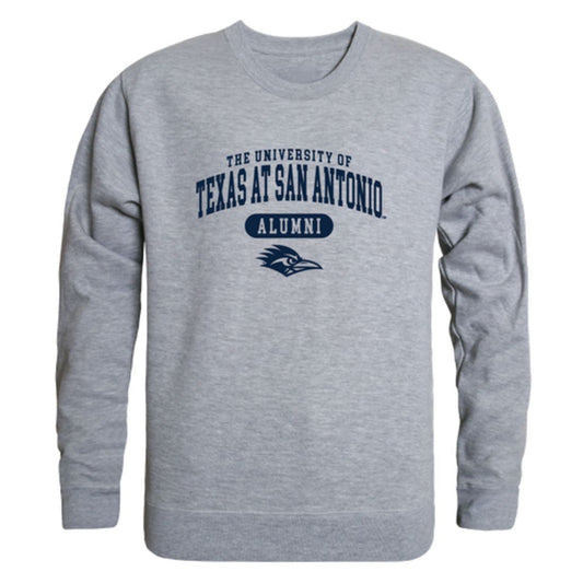 UTSA University of Texas at San Antonio Roadrunners Alumni Fleece Crewneck Pullover Sweatshirt Heather Gray-Campus-Wardrobe