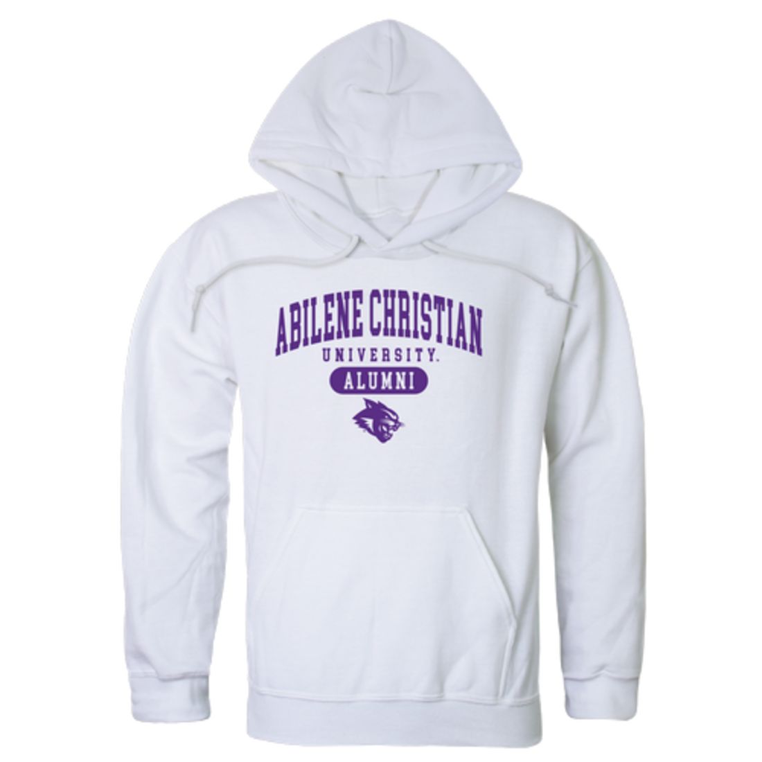 ACU Abilene Christian University Wildcats Alumni Fleece Hoodie Sweatshirts Heather Charcoal-Campus-Wardrobe
