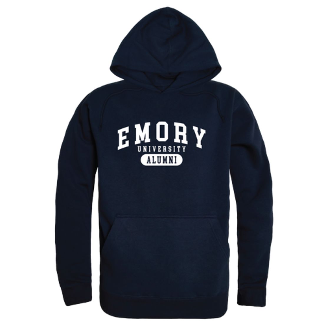 Emory University Eagles Alumni Fleece Hoodie Sweatshirts Heather Grey-Campus-Wardrobe