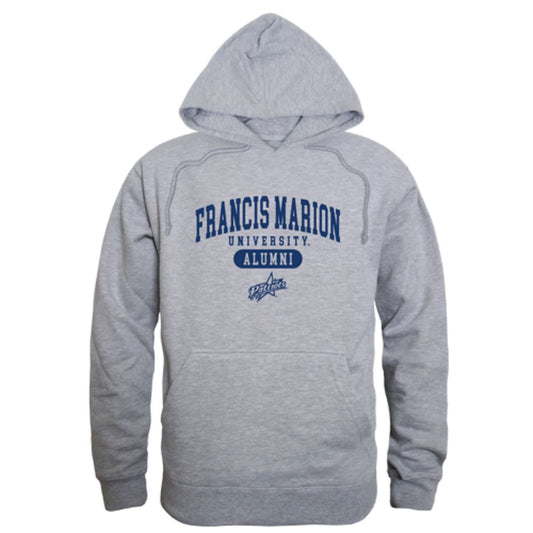 FMU Francis Marion University Patriots Alumni Fleece Hoodie Sweatshirts Heather Grey-Campus-Wardrobe