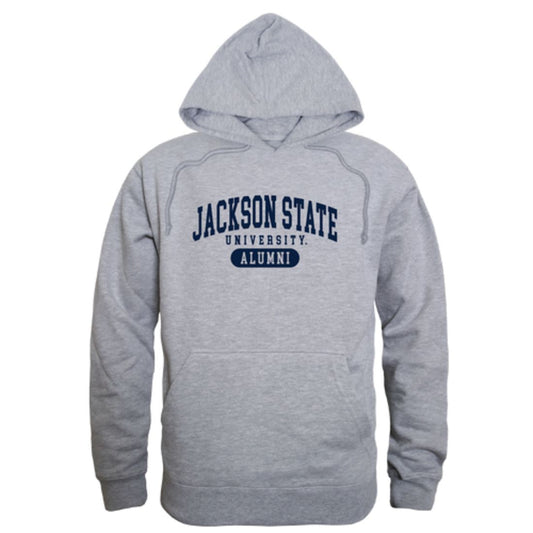 JSU Jackson State University Tigers Alumni Fleece Hoodie Sweatshirts Heather Grey-Campus-Wardrobe