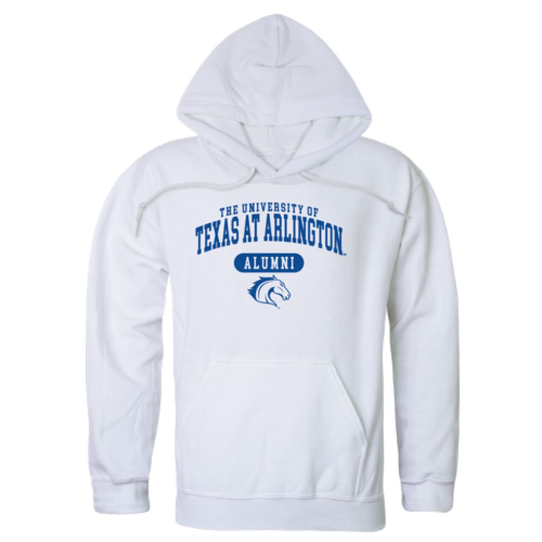 UTA University of Texas at Arlington Mavericks Alumni Fleece Hoodie Sweatshirts Heather Grey-Campus-Wardrobe