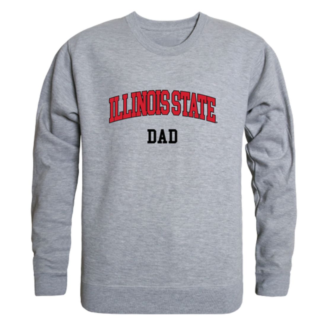 ISU Illinois State University Redbirds Dad Fleece Crewneck Pullover Sw