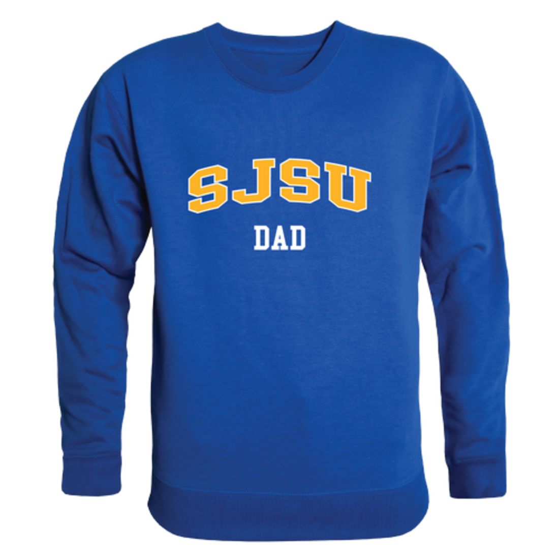 SJSU San Jose State University Spartans Dad Fleece Crewneck Pullover Sweatshirt