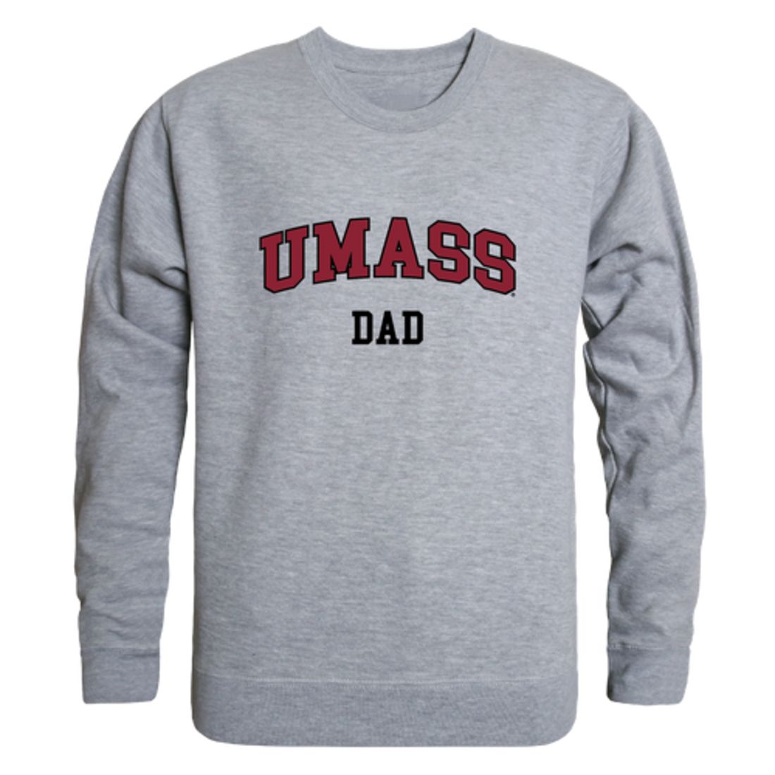 University of Massachusetts Amherst Minuteman Dad Fleece Crewneck Pullover Sweatshirt