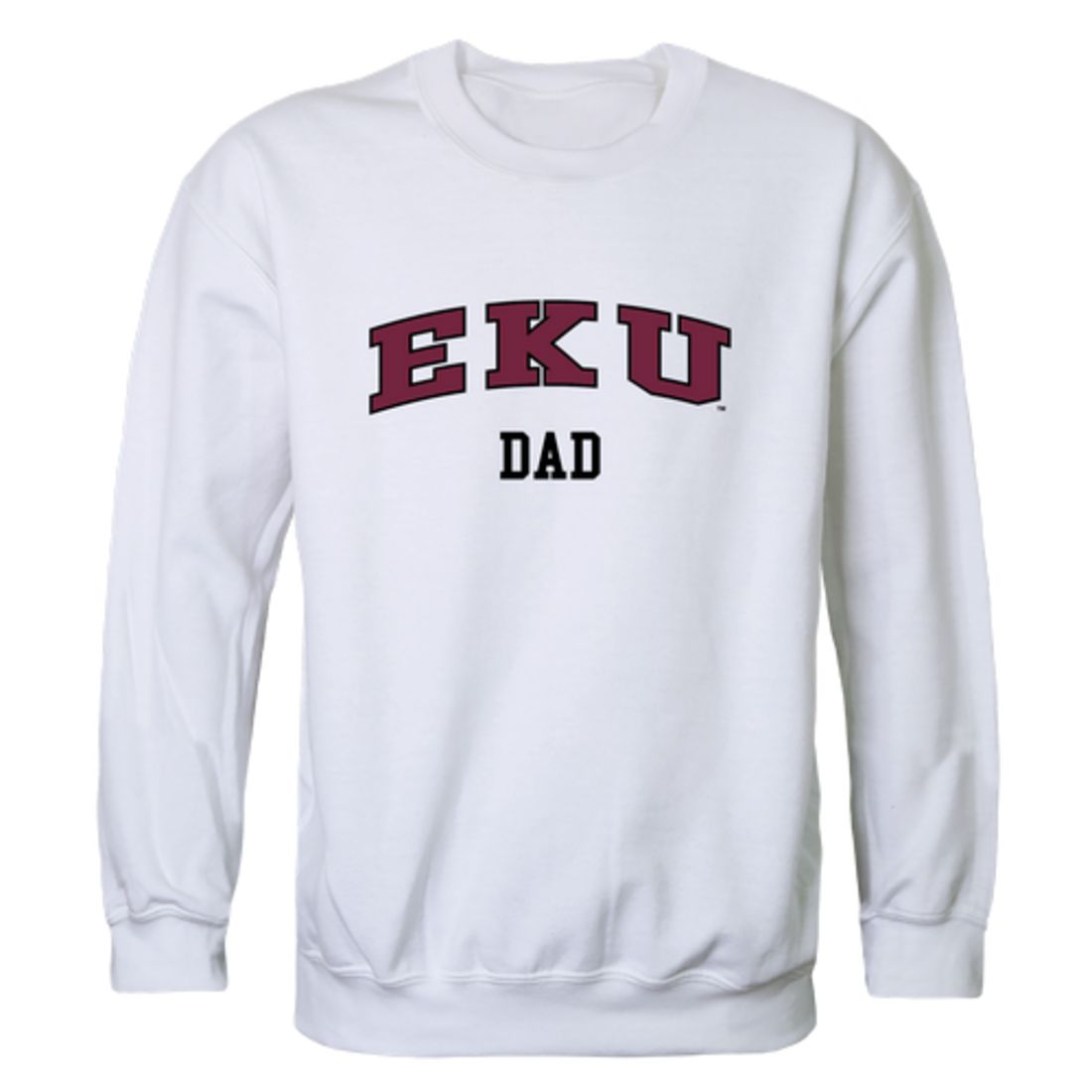 Eastern Kentucky University Colonels Dad Fleece Crewneck Pullover Sweatshirt