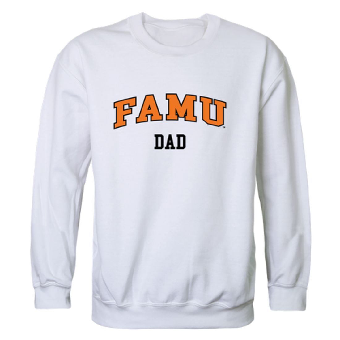 Florida A&M University Rattlers Dad Fleece Crewneck Pullover Sweatshirt