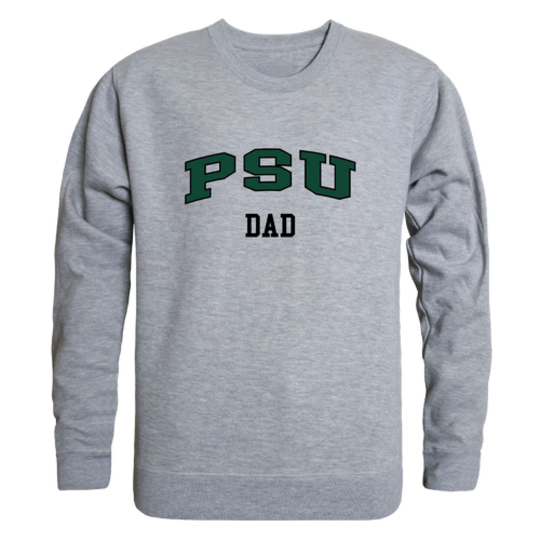 Portland State University Vikings Dad Fleece Crewneck Pullover Sweatshirt