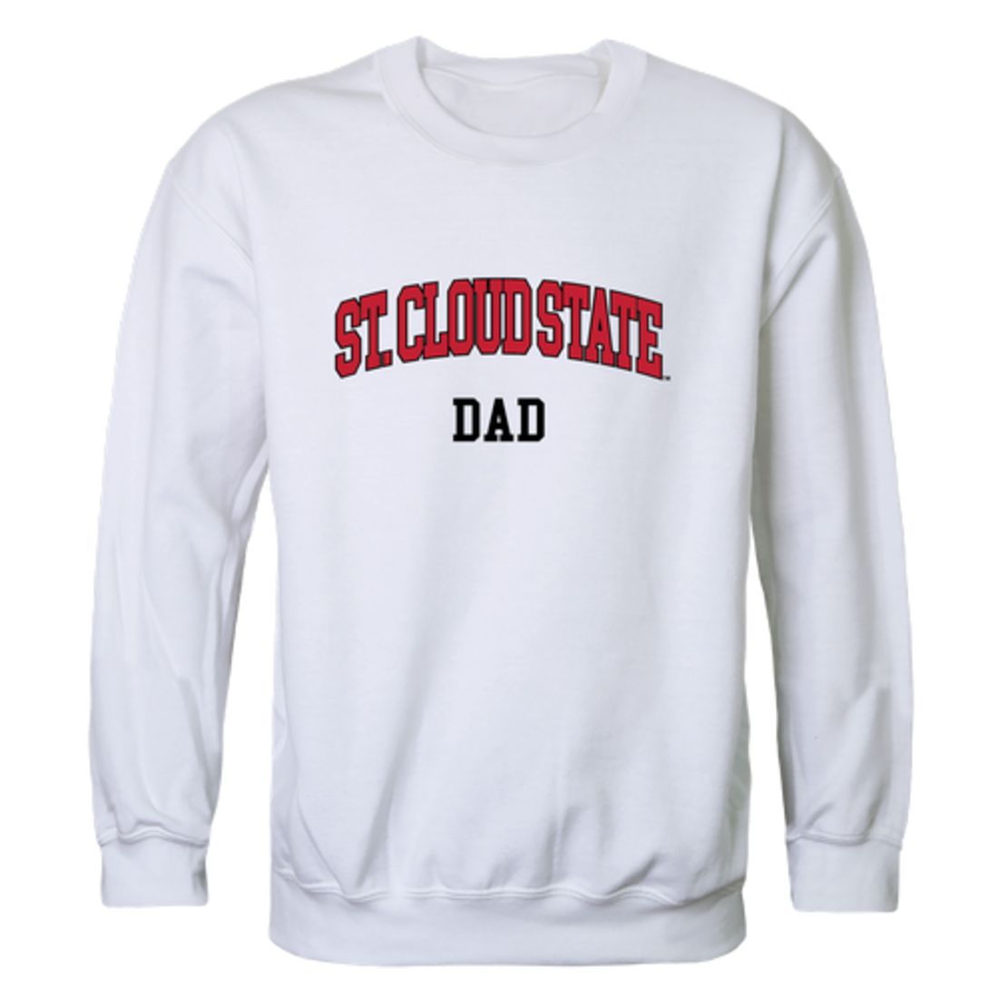 St. Cloud State University Huskies Dad Fleece Crewneck Pullover Sweatshirt