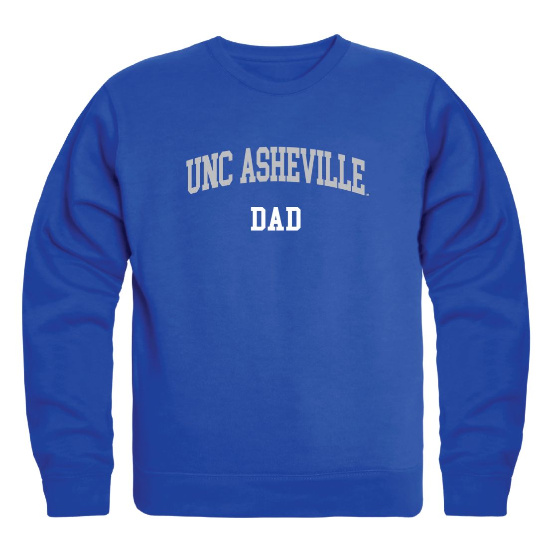 University of North Carolina Asheville Bulldogs Dad Fleece Crewneck Pullover Sweatshirt