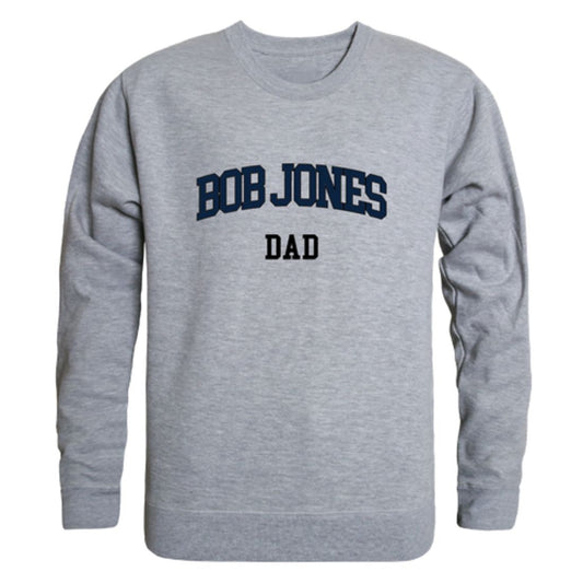 Bob Jones University Bruins Dad Fleece Crewneck Pullover Sweatshirt