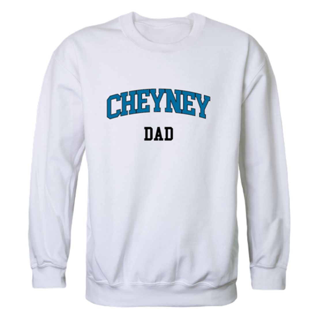 Cheyney University of Pennsylvania Wolves Dad Fleece Crewneck Pullover Sweatshirt