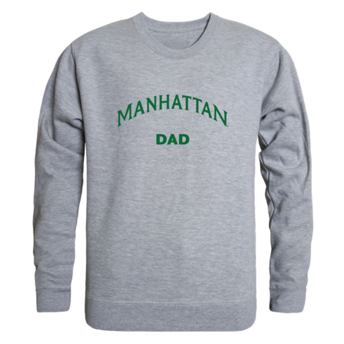 Manhattan College Jaspers Dad Fleece Crewneck Pullover Sweatshirt