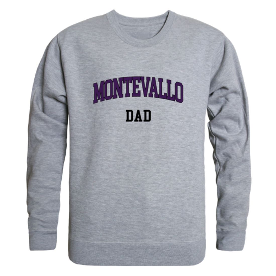 University of Montevallo Falcons Dad Fleece Crewneck Pullover Sweatshirt