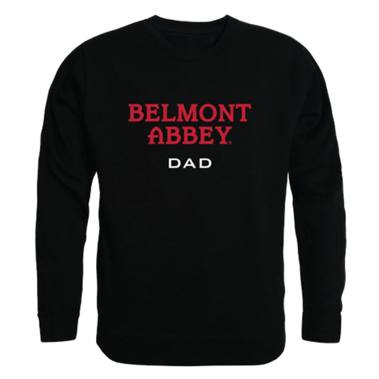 Belmont Abbey College Crusaders Dad Fleece Crewneck Pullover Sweatshirt