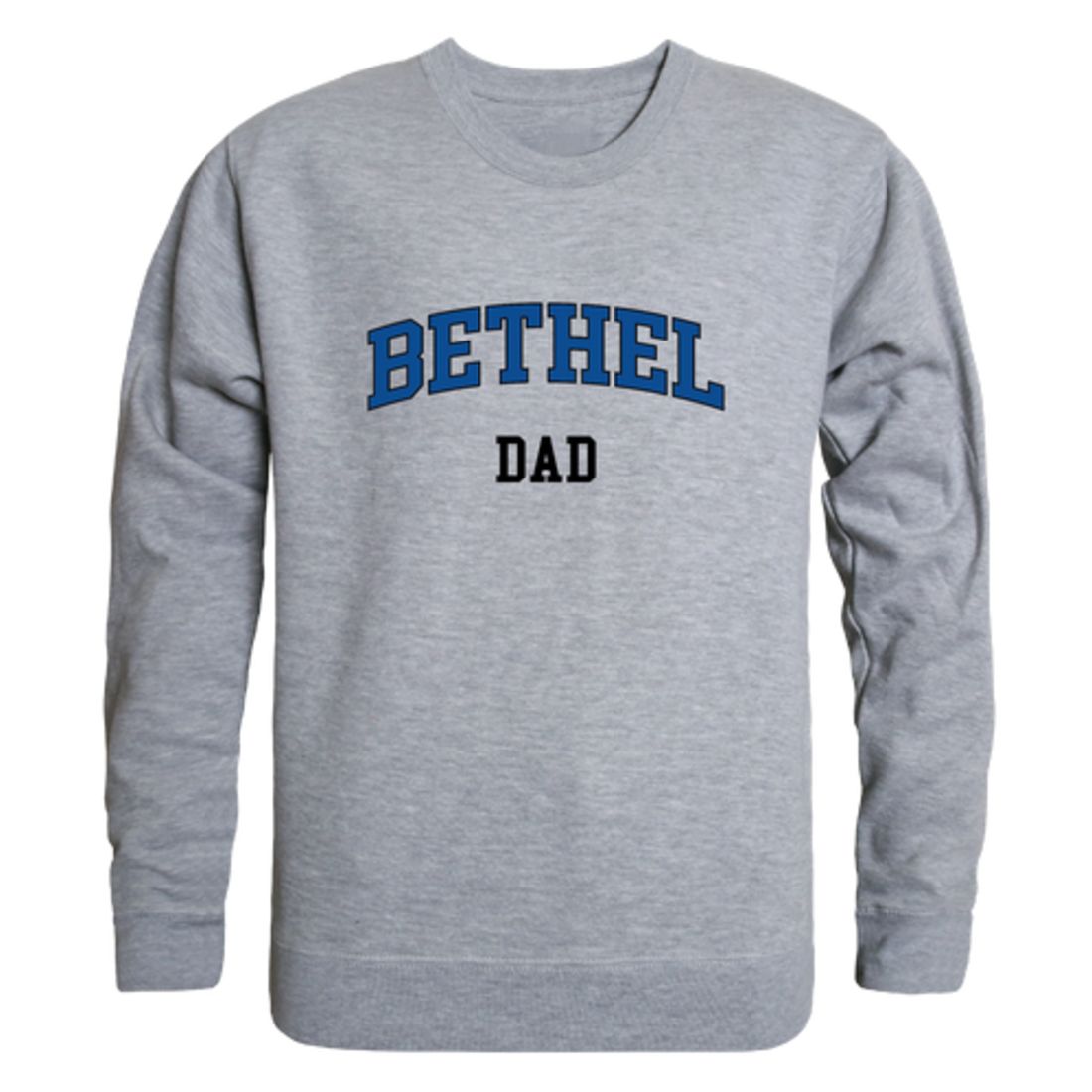 Bethel University Pilots Dad Fleece Crewneck Pullover Sweatshirt