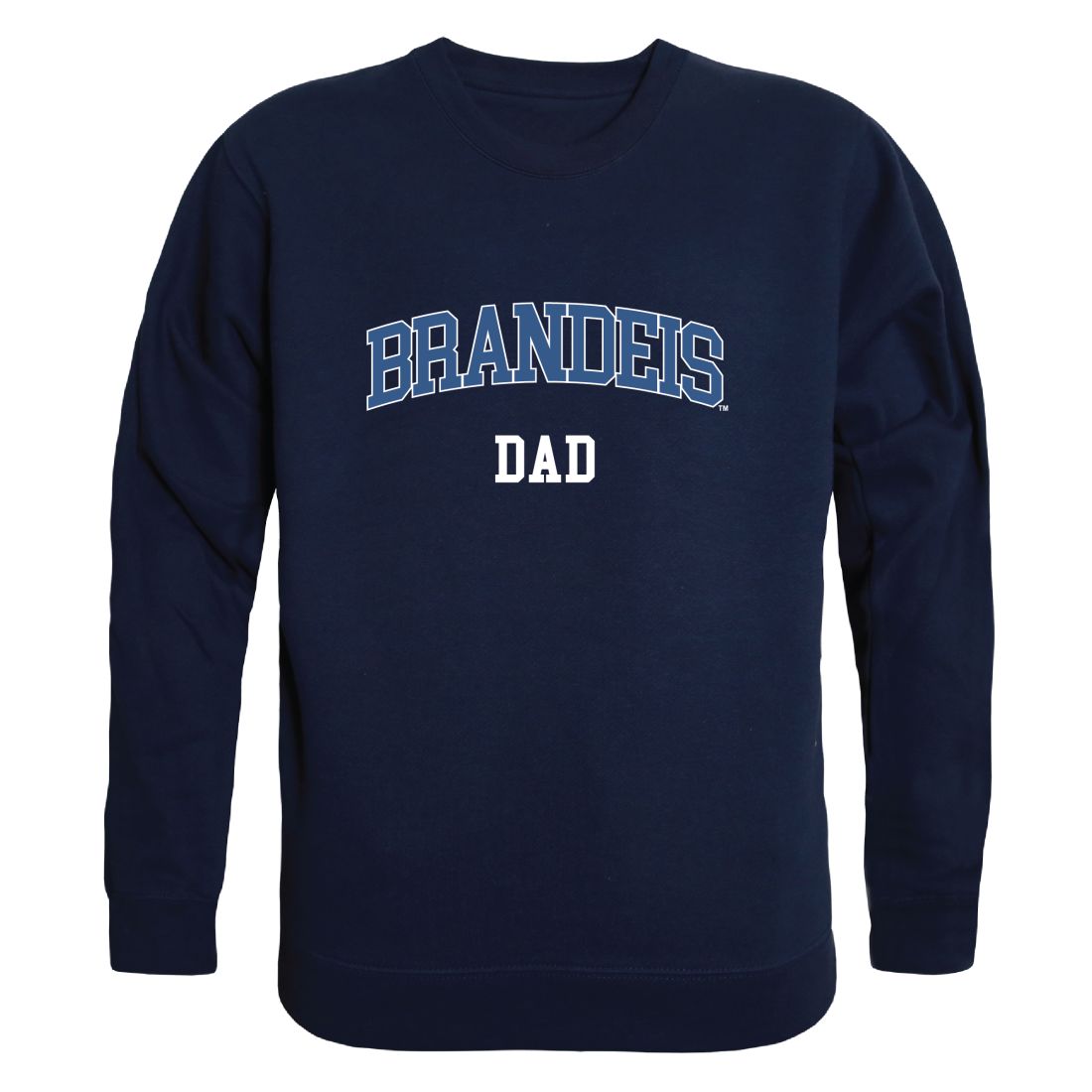 Brandeis University Judges Dad Fleece Crewneck Pullover Sweatshirt
