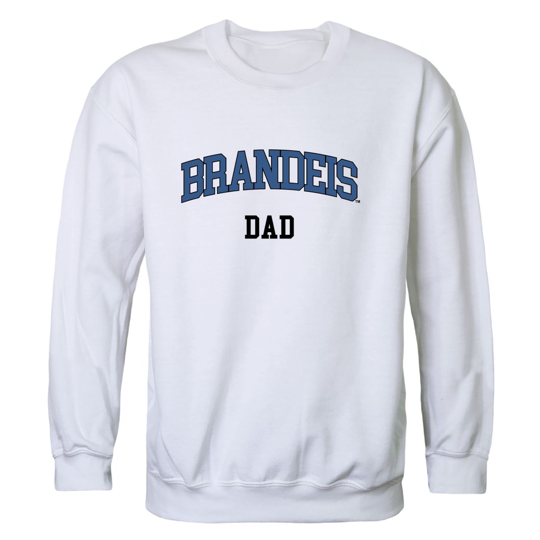 Brandeis University Judges Dad Fleece Crewneck Pullover Sweatshirt