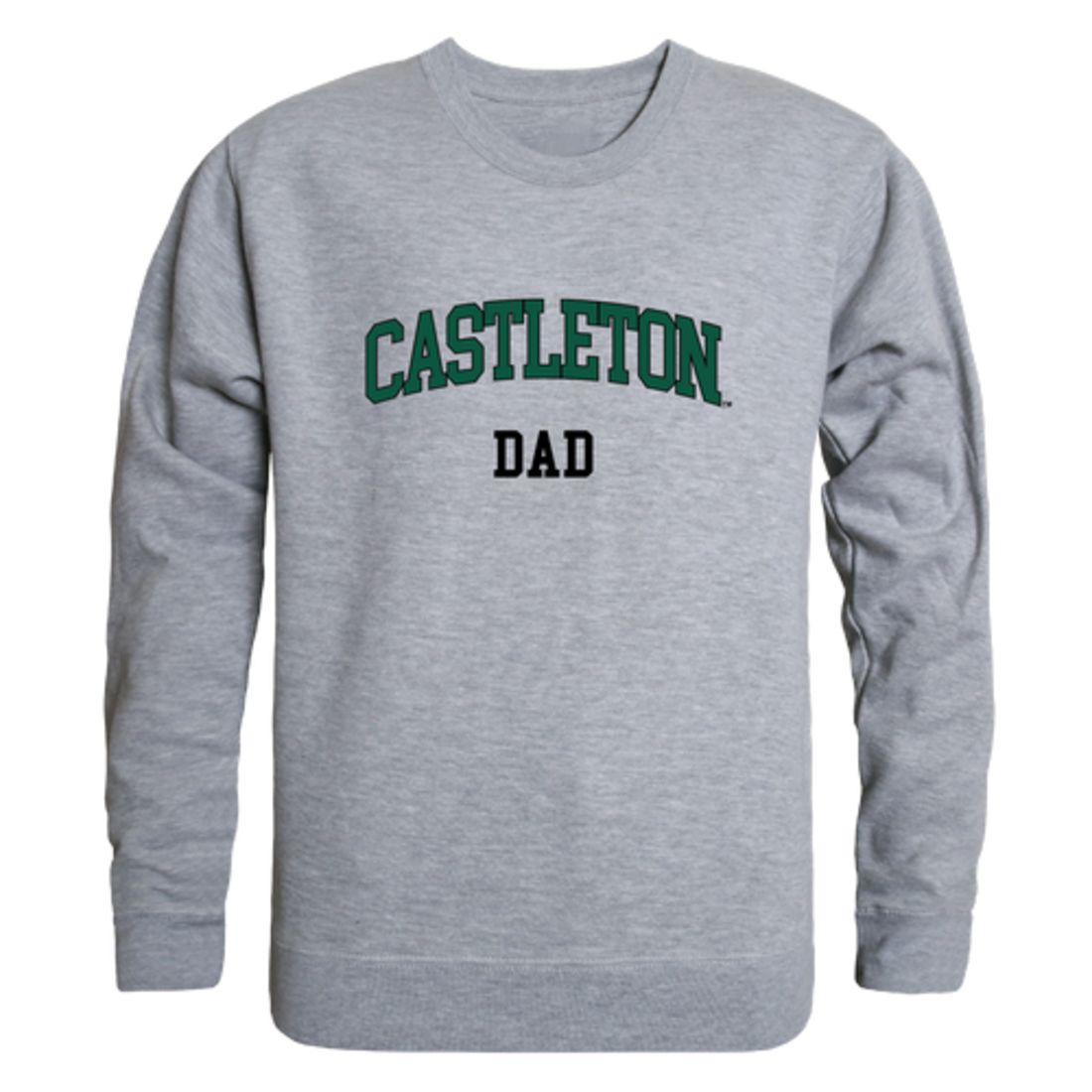 Castleton University Spartans Dad Fleece Crewneck Pullover Sweatshirt