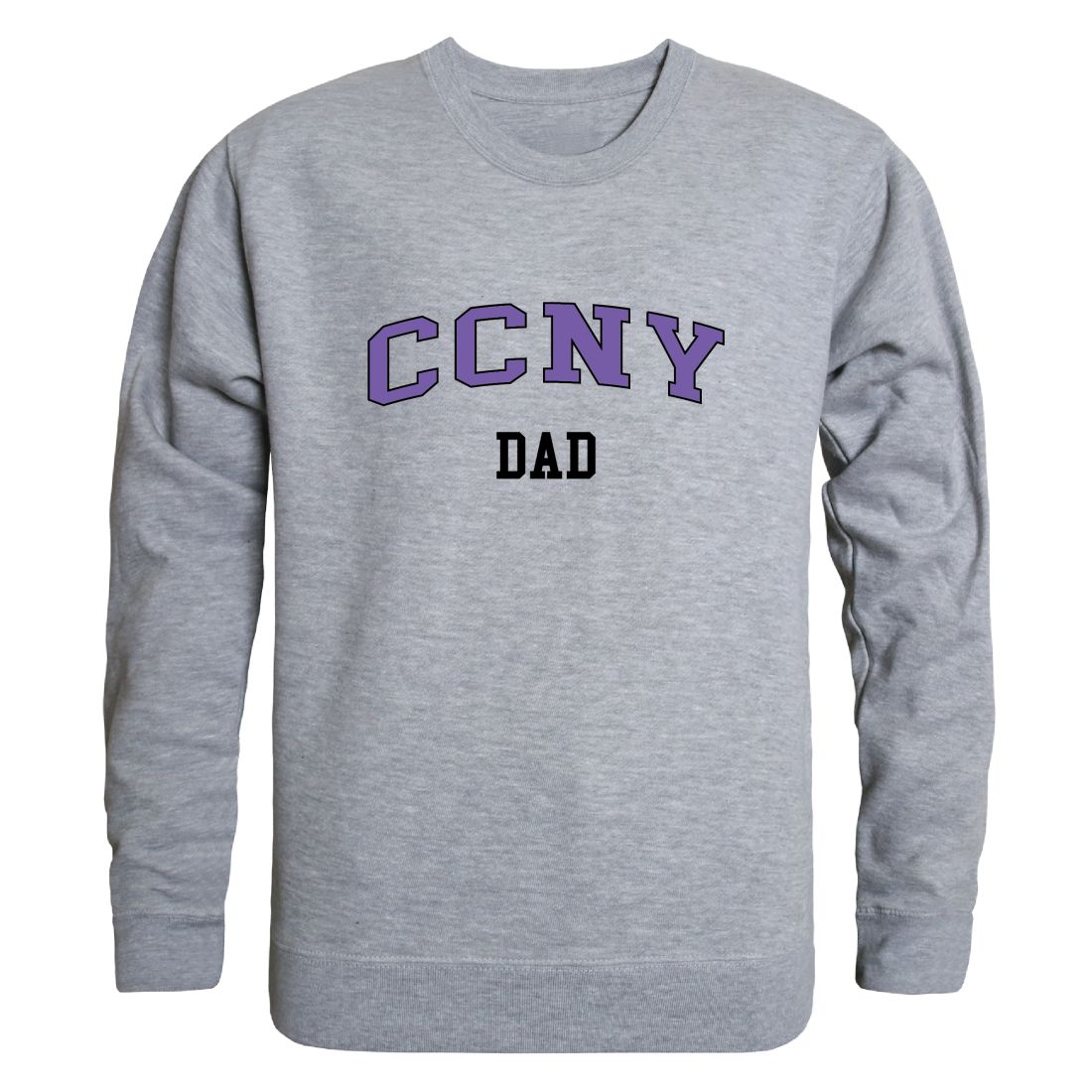 City College of New York Beavers Dad Fleece Crewneck Pullover Sweatshirt